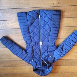 Tommy Hillfiger belted ouffer jacket